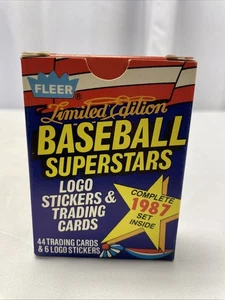 1987 FLEER Limited Edition 44 Trading Card Set unopened Baseball Superstars - Picture 1 of 5