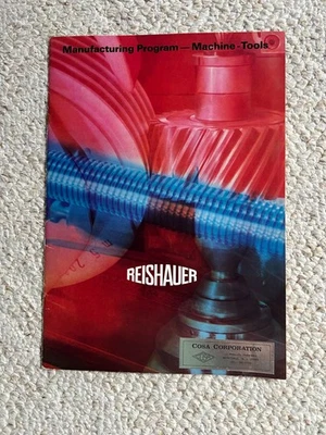 Programa de fabricación Reishauer máquinas herramientas catálogo de ventas, hecho en Suiza Foto 1 de 2