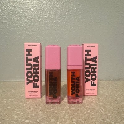 Youthforia 2 Pack BYO Blush Oil  But Tonight & Turn Up The Sunshine NEW IN BOX - Image 1 of 4