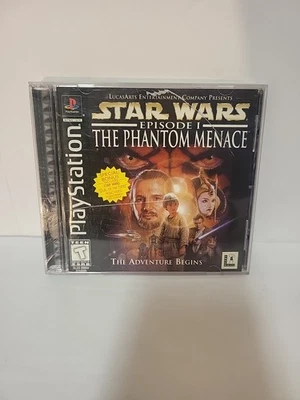 Star Wars Phantom Menace - CIB (PlayStation) PS1 - with Reg, Black Label⭐ - Image 1 of 4
