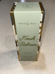 Tried & True Wood Reed Diffuser Fresh Balsam Christmas 3 fl oz. New In Box - Picture 1 of 7