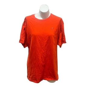 Champion Men's XL Orange Short Sleeve T-Shirt Crew Neck Casual - Picture 1 of 9