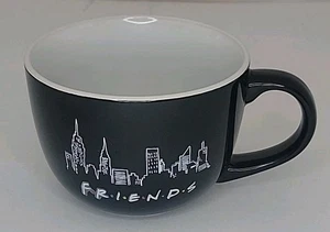 Taza de café/sopa F•R•I•E•N•D•S The TV Series negra grande 24 OZ taza de gres - Imagen 1 de 8