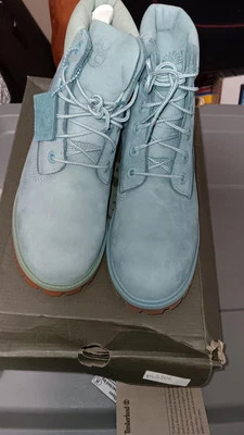 Botas Timberland Júnior Tamanho 6 Premium NOVAS AUTÊNTICAS Azul Pedra  - Imagem 1 de 4