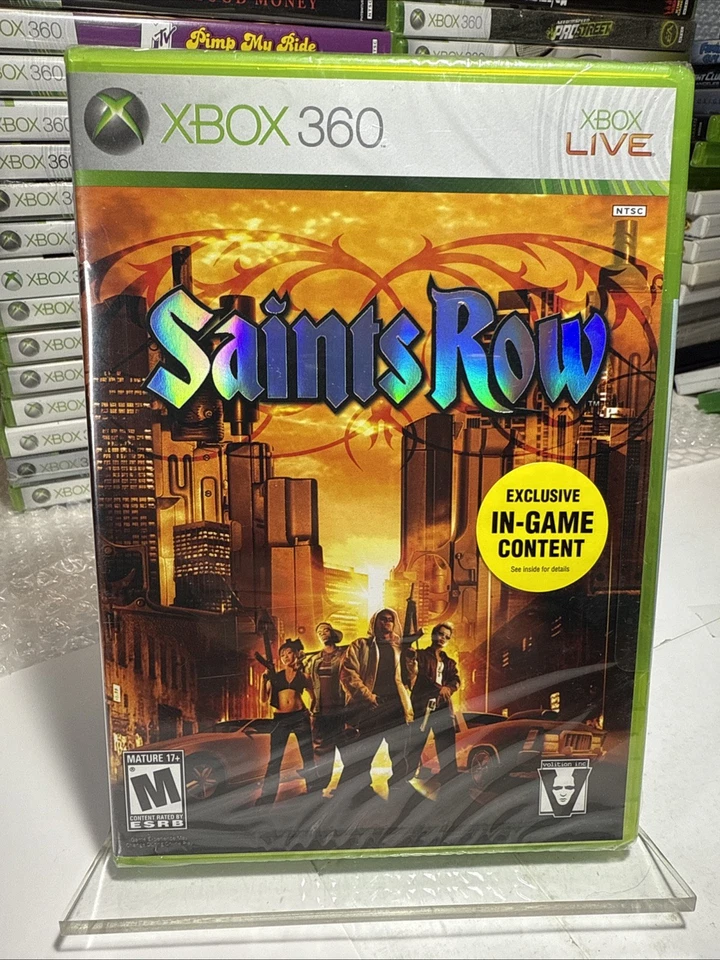 Saints Row (Xbox 360, 2006) BRAND NEW FACTORY SEALED Nice Collector Quality! - Image 1 of 4