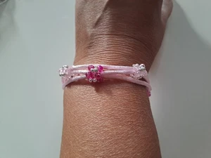 Armband Damen,Mädchen, Länge 19 cm Satin,Mit Perlen - Bild 1 von 2