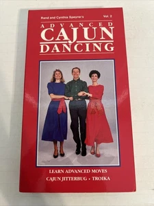 VHS Advanced Cajun Dancing 2 VHS Lot 1993 - Picture 1 of 1