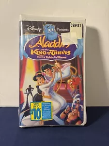Aladdin and the King of Thieves (VHS, 1996) Disney Clamshell NEW SEALED - Imagen 1 de 5