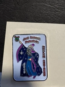 Masonic Lapel Pin Shriner Vintage 43. 2009 Wizard Moslem Shriners Joel Ozment - Picture 1 of 2