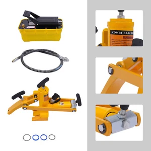 Bead Breaker Air Hydraulic Bead Breaker Hydraulic Metal Foot Pump and Air Hose - Foto 1 di 19
