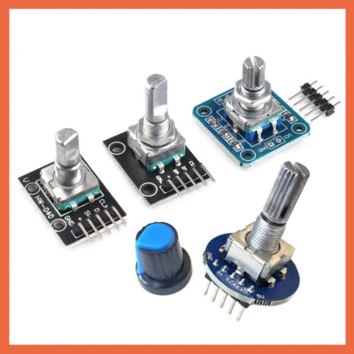 Drehregler Drehgeber Rotary Encoder Potentiometer Poti Raspberry Modul - Bild 1 von 4