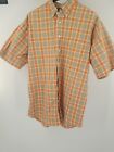 Scandia Woods Adult Short Sleeve Check Shirt Plaid Button Up Mens Large - Tall