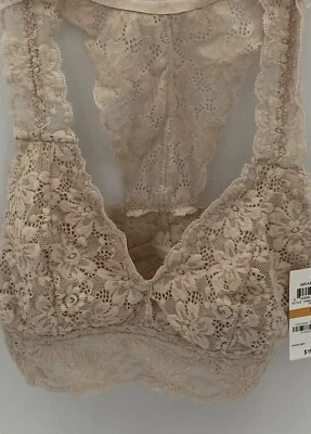 New Jenni by Jennifer Moore Women's Lace Racerback Bralette In Chai Size Small - Image 1 of 4