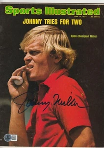 JOHNNY MILLER Signed 6/10/74 SPORTS ILLUSTRATED Beckett (BAS) - Picture 1 of 2