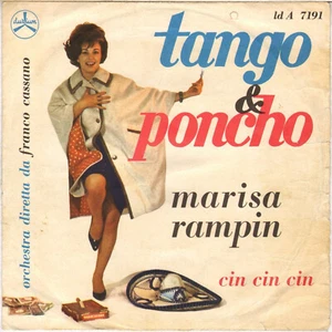 MARISA RAMPIN "TANGO & PONCHO" POP ROCK SP 1962 DURIUM LD A 7191 - Picture 1 of 2