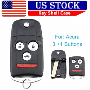 For 2009 2010 2011 2012 2013 2014 Acura TSX Remote Key Fob Shell Case Cover 4b - Foto 1 di 9