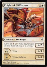 Knight of Cliffhaven *PLAYSET* Magic MtG x4 Rise of the Eldrazi SP