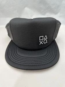 NEW Sony Playstation Promo Controller Symbols Hat Black Snapback Trucker Cap - Picture 1 of 5