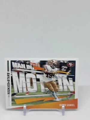 2023 ROOKIES & STARS🔥DEEBO SAMUEL🔥RARE🔥MINT?!🔥MAN IN MOTION🔥#7🔥📈 - Image 1 of 2