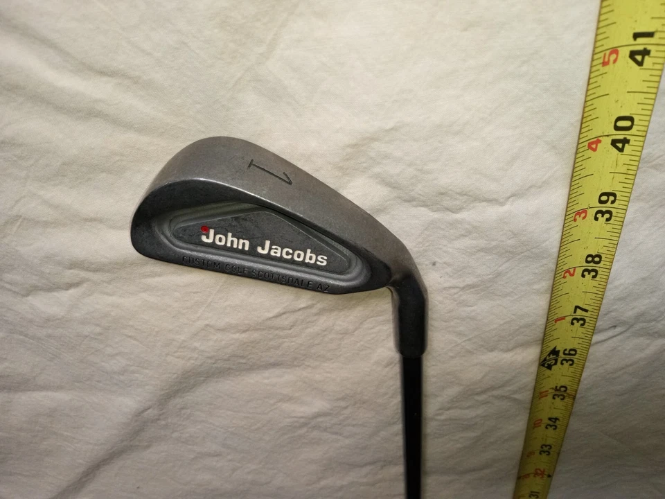 John Jacobs red dot #1 Iron custom golf scottsdale, RH, Men's, graphite shaft. - Image 1 of 4