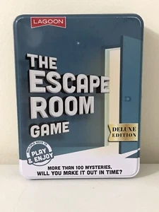 Lagoon The Escape Room Game Deluxe Edition Multiple Ways To Play & Enjoy Tin - Picture 1 of 2