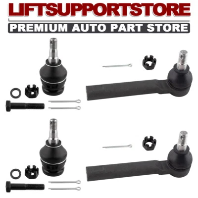 4 piezas varillas de amarre delanteras externas rótulas inferiores para Subaru Impreza Forester Legacy Foto 1 de 4