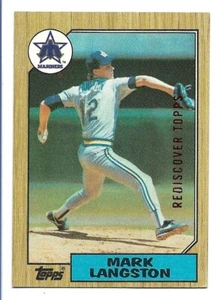 Mark Langston 2017 Topps Rediscover Topps Copper 1987 Topps #215 Mariners - Imagen 1 de 2