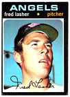 Fred Lasher 1971 Topps California Angels Card  707 Vg A