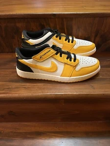 Air Jordan 1 Flyease Low shoe -Men size 12 -DM1206 107 White/ Taxi-Black - Picture 1 of 9