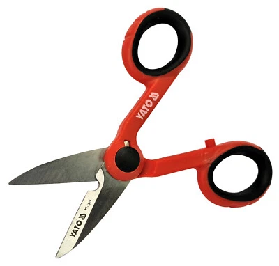 Elektrikerschere Kabelschere Kabelcutter 140mm INOX Drahtschere Kabelschneider - Bild 1 von 3