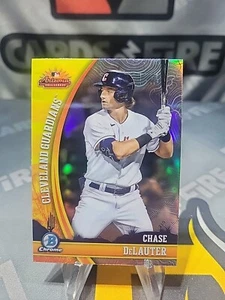 CHASE DELAUTER 2024 BOWMAN CHROME ARIZONA FALL LEAGUE - Picture 1 of 2