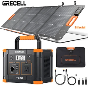 Peak 600W Power Station Portable RV Solar Generator w/ 120W Folding Solar Panel - Picture 1 of 21