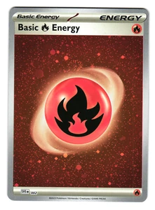 Basic Fire Energy (Cosmos Holo) 002 Sv01: Scarlet & Violet Base Set Holo LP - Picture 1 of 2