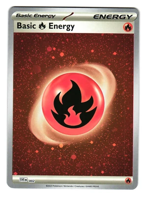 Basic Fire Energy (Cosmos Holo) 002 Sv01: Scarlet & Violet Base Set Holo LP - Image 1 of 2