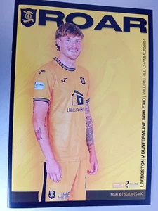 Programme Livingston v Dunfermline Athletic 15th February 2025 - Picture 1 of 2