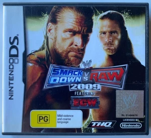 WWE Smackdown Vs RAW 2009 Featuring ECW Nintendo DS Wrestling Videogames Hits - Picture 1 of 5