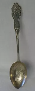 Cuchara de recuerdo de plata esterlina PIKES PEAK MANITOU COLORADO - Imagen 1 de 1