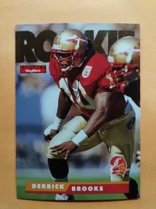 1995 Skybox Impact - Derrick Brooks #190 (RC) - Picture 1 of 7