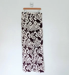 Fat Face Hose Gr. 18 creme lila Haremlhose abstraktes Muster leicht - Bild 1 von 13