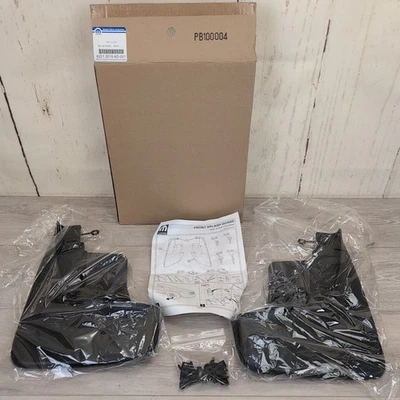 OEM Mopar Jeep Grand Cherokee Front Splash Guards Black #8221 2019 AD-001 New  - Imagem 1 de 4