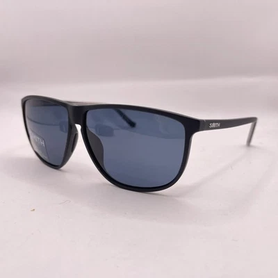 Smith Mens Mono Lake Large Square Polarized Chormapop Sunglasses Black Pre-Owned - Image 1 of 4