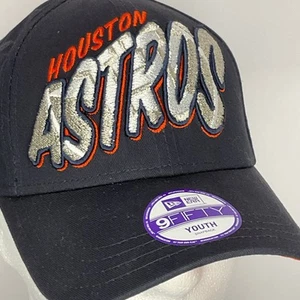 Sample Houston Astros New Era Youth 9fifty Hook And Loop MLB Hat/cap Sample - Picture 1 of 8