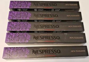 5 Boxen Nespresso Ispirazione Italiana Arpeggio Decaffeinato 10 Pods pro Box Neu - Bild 1 von 5