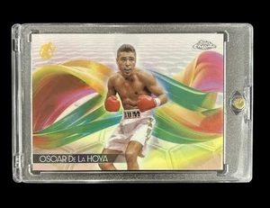 2024 Topps Chrome Boxing Oscar De La Hoya Helix Case Hit - HX-2 SSP - Bild 1 von 2
