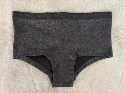 Трусики Anthropologie бесшовные хипстерские брифы люрекс серые мерцающие XXS XS новые с ценниками - Изображение 1 из 4