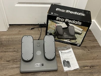 CH Products Pro Pedals PPU995 USB Flight Rudder Simulator Game Foot Controller - Image 1 of 4