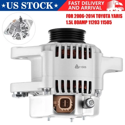 Alternador para Toyota Yaris L4 2006-2014 1,5 L 80A 11203 11505 IR/IF 27060-21150 Foto 1 de 4