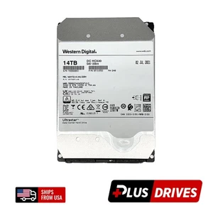 14TB SAS WUH721414AL5204 WD 3.5" Server Hard Drive 12Gbps 7.2K RPM 512e 512MB - Picture 1 of 11