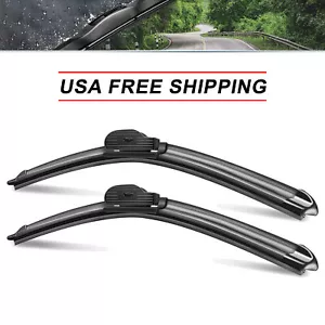 SOCOOL 28"+28" Window Windshield Wiper Blades Fit For Ford Edge 2022 Set of 2 - Picture 1 of 8