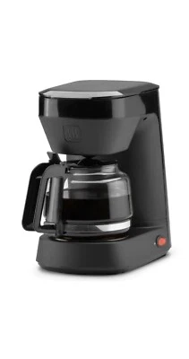 Toastmaster Black 5 Cup Coffee Maker Glass Carafe Apartment Small Space NEW - Image 1 of 3